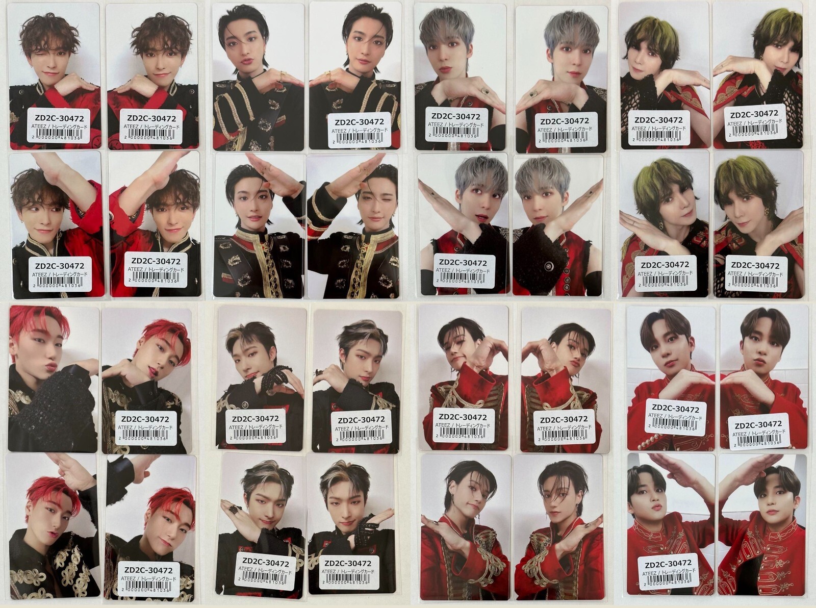 ATEEZ ウサン ソウルコン ATINY ZONE FC限定トレカ2枚セット ATEEZ ウサン ソウルコン ATINY ZONE FC限定トレカ2枚セット