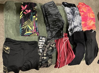 Bulk Lot,  9 Pair Women's Pre-Owned Leggings, Size: Small Sale