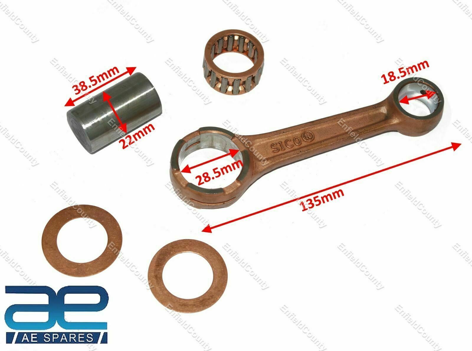 Vespa Connecting Rod Kit For Lml Px 125 150 Star Stella Scooter  