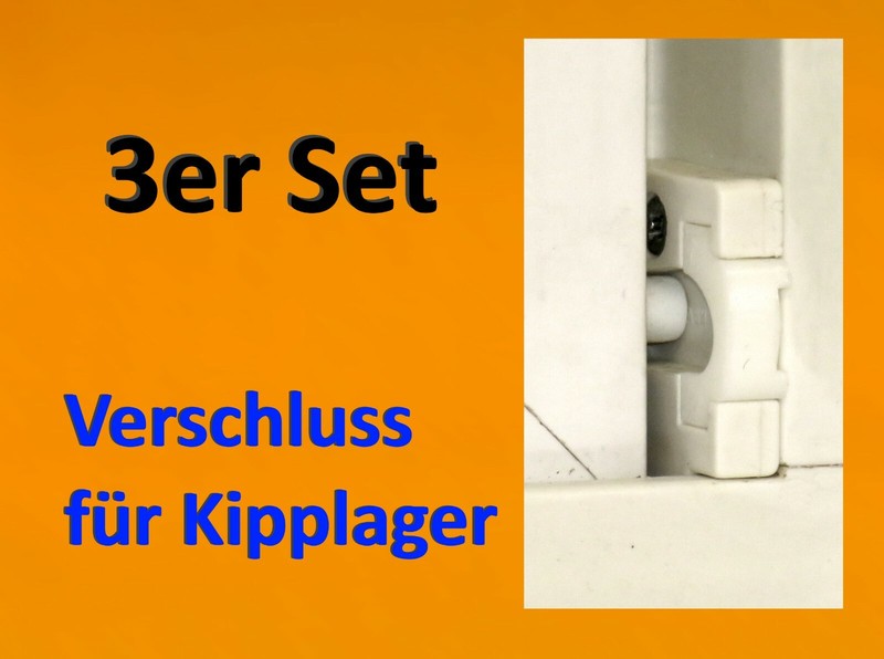 Verschluss Kipplager Kappe Abdeckung * Ersatzteil * 3er Set * Z.B. Mea Mealon