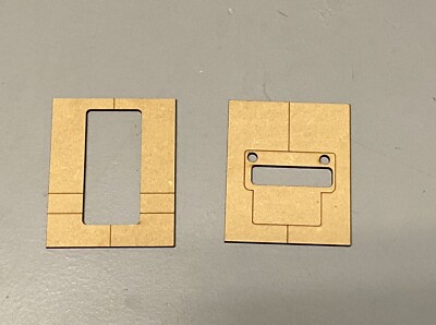 Original Floyd Rose Tremolo Bridge Routing template set