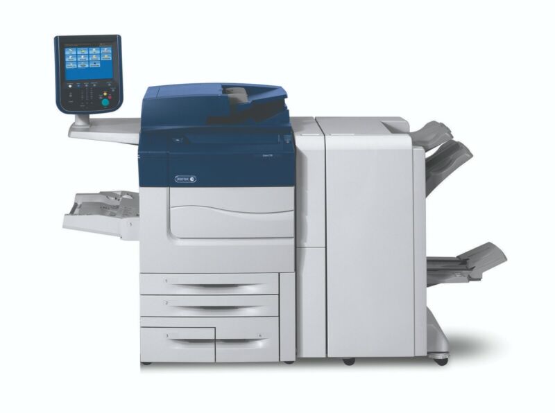 Xerox Color C60 Digital Press Low Meter Production Printer 65ppm Only 138k 