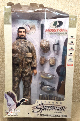 2001 ERTL Outdoor Sportsman Mossy Oak Shadow Grass Mallard Duck Hunter Remington