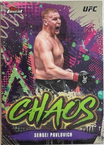 2024 Topps Finest UFC - Sergei Pavlovich #CHA-17