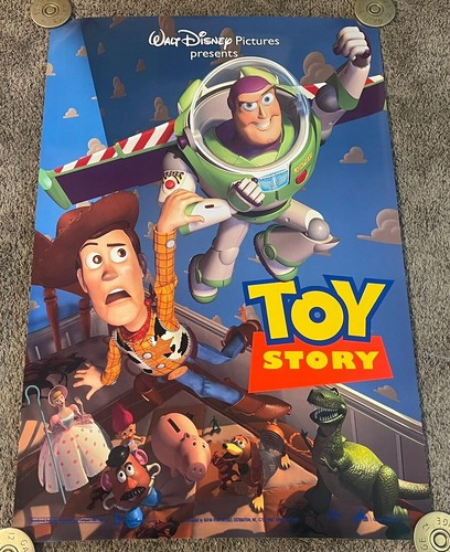 Original 1995 TOY STORY Movie Poster, DS, Numbered, Rolled, 27x40
