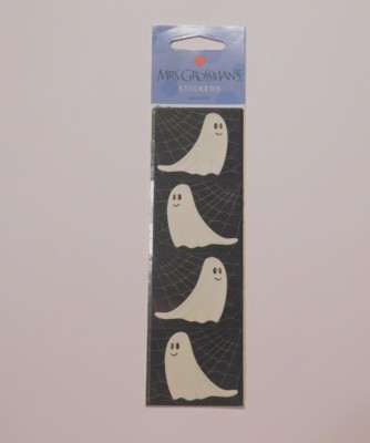 Mrs. Grossman's Lot 3 Strips Brand New Package ~Little Ghost~ Stickers RARE HTF
