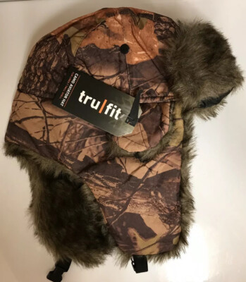 white camo bomber hat