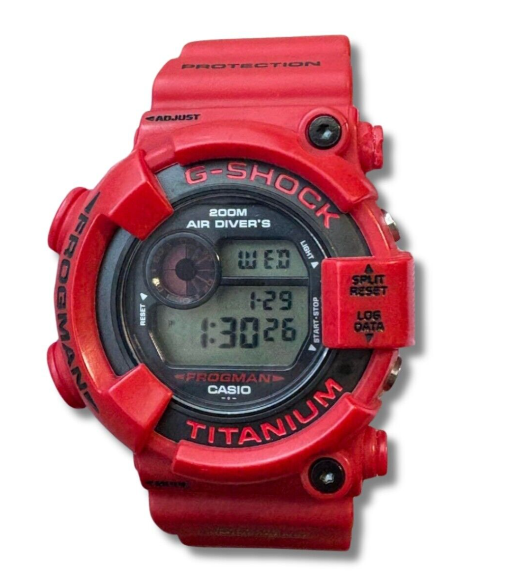 Casio G-SHOCK Frogman DW-8200F-4JR Red Frog Titanium Watch