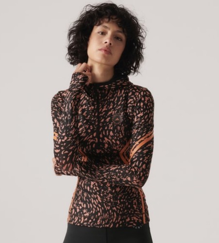 Adidas aSMC Stella McCartney Long Sleeve Printed Top Sz XS