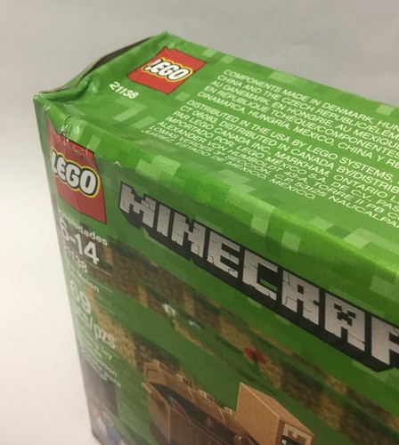 New in Damaged Box LEGO Minecraft 21138 The Melon Farm