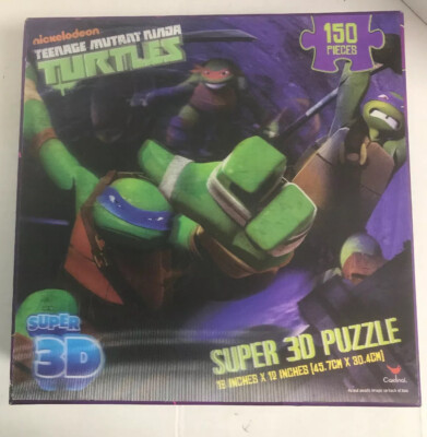 Teenage Mutant Ninja Turtles Super 3D Puzzle Nickelodeon 150 Pc Jigsaw