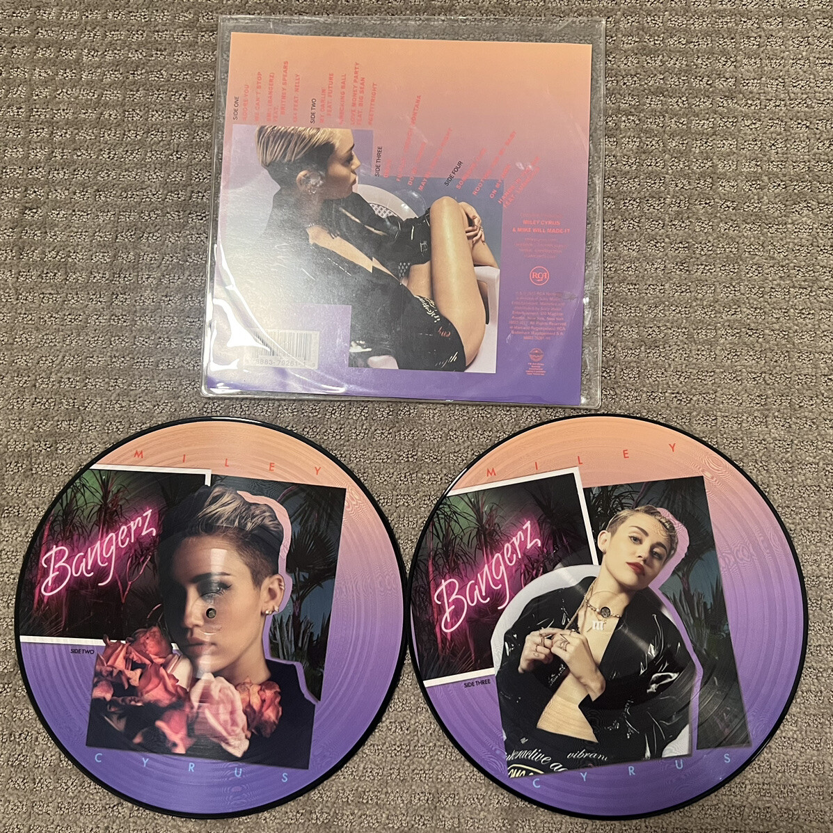 rare bangerz (limited edition picture disc vinyl) - miley cyrus