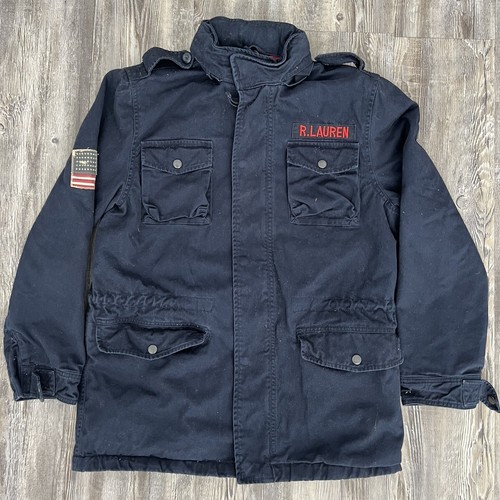 ジャケット・アウター 00s Ralph Lauren military hoodie jacket Polo Ralph Lauren B&T M65 Military Army Combat Paratrooper