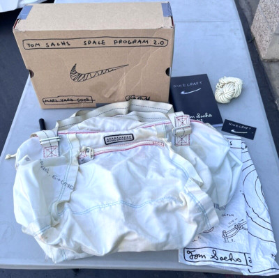 Rare 2012 Nike NikeCraft x Tom Sachs Airbag White Duffle Bag w/ Box Craft Mars