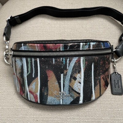 Coach X Mint and Serf Bethany Belt Bag in colour Black Multi New Authentic
