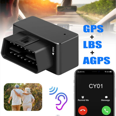 OBD2 GPS Vehicle Car Tracker Real Time Tracking Locator Device Alarm Anti-theft