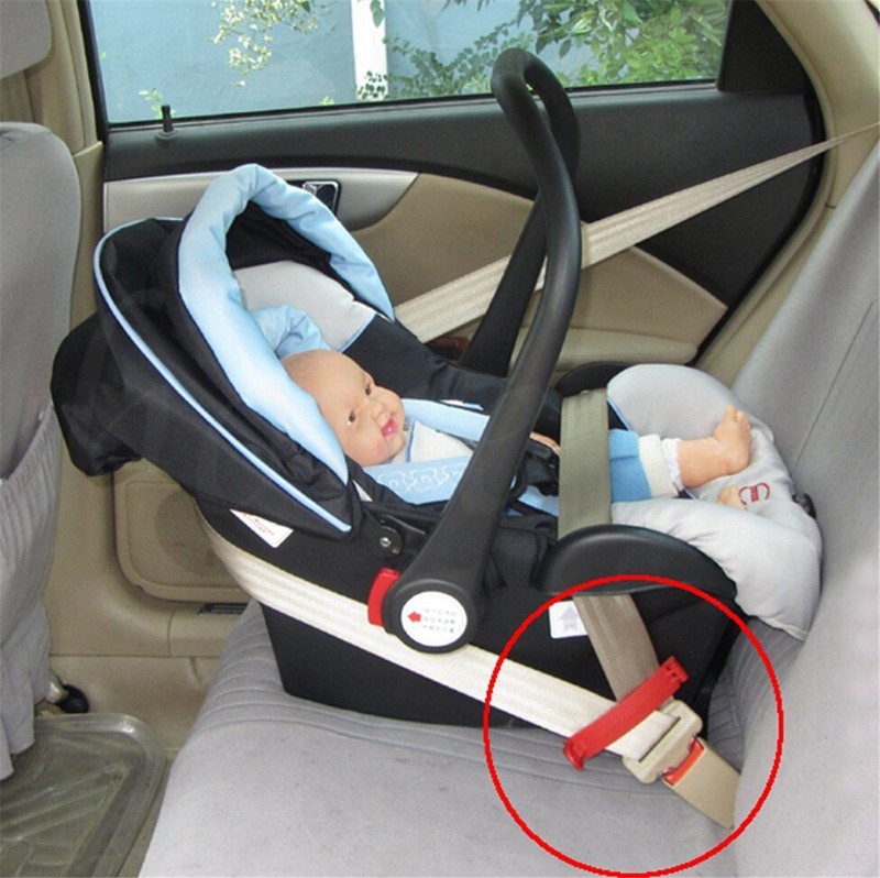 2X Kids Children Car Seat Safety Belt Clip Buckle Child