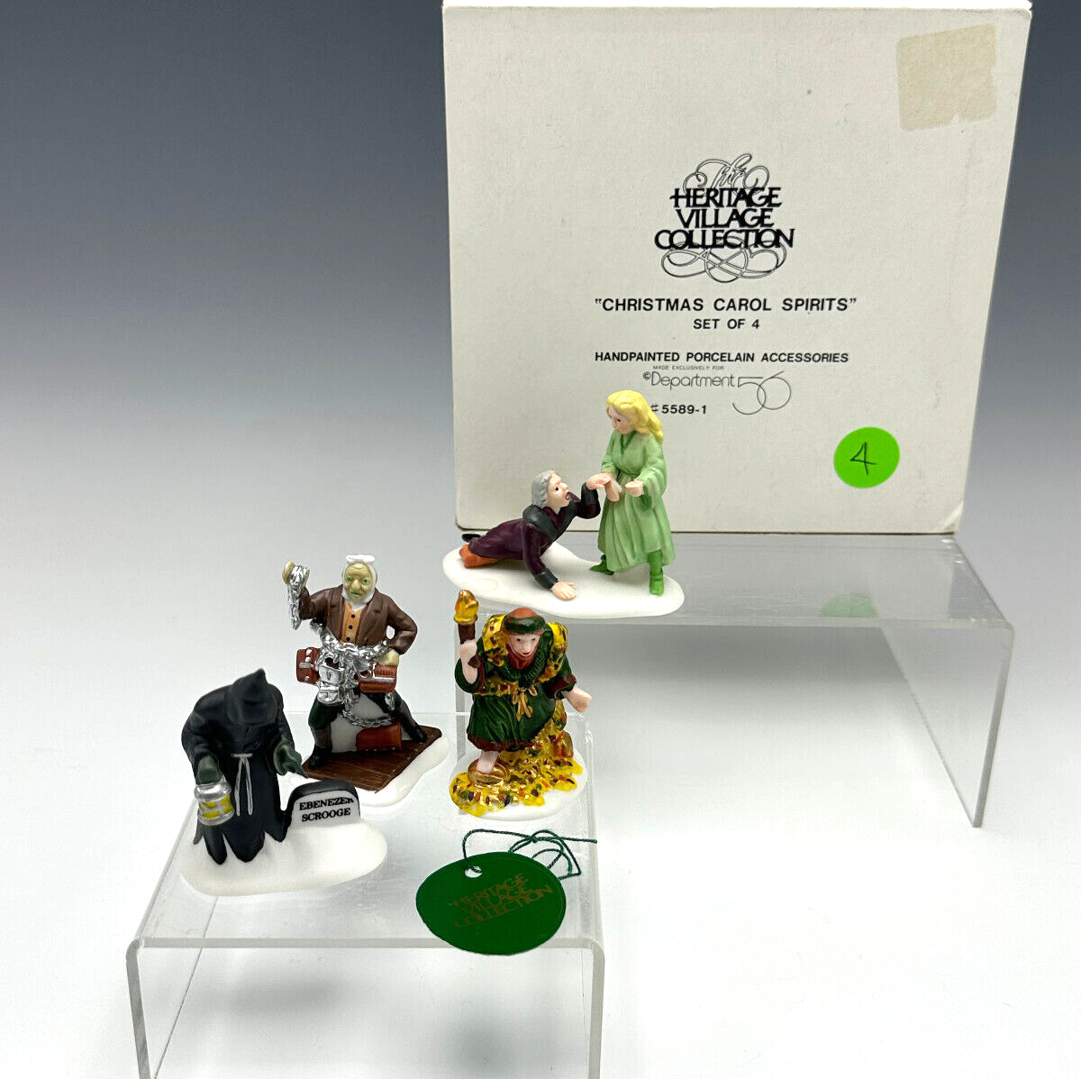 Department 56 Dickens Heritage Village Christmas Carol Spirits Figurines