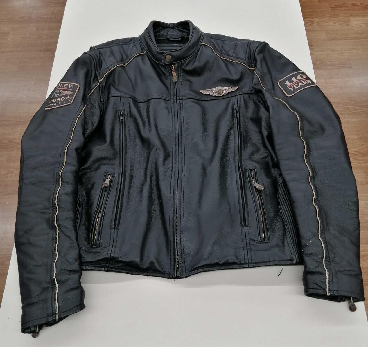 Harley Davidson 110周年記念ジャケット Harley Davidson Men's 110th Anniversary Riders Leather
