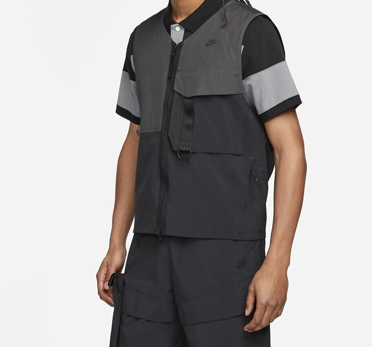 【極美品】Nike ACG Tactical Mesh Vest Mサイズ 黒 NIKE ACG Fishing Vest Black ナイキ エーシージーベスト 黒