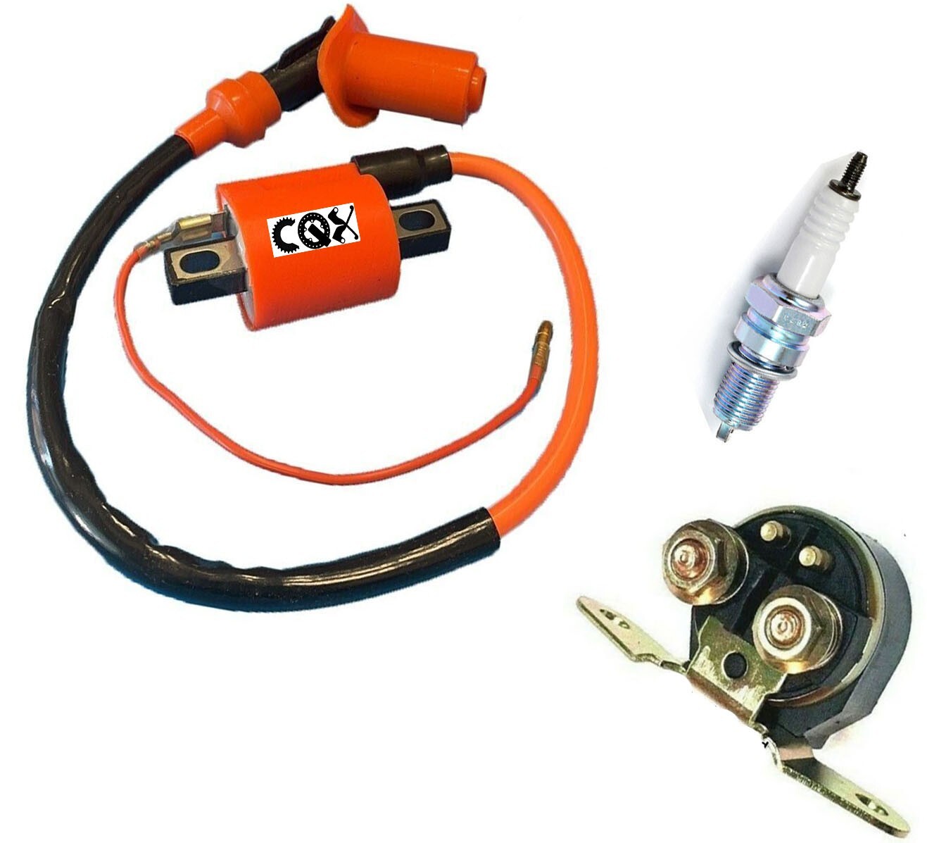 Ignition Coil spark plug Starter Solenoid Relay for Arctic Cat 250