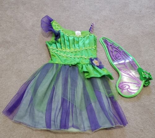 Tinker Bell Disney Fairies Girl's Costume Party Dress Size 4