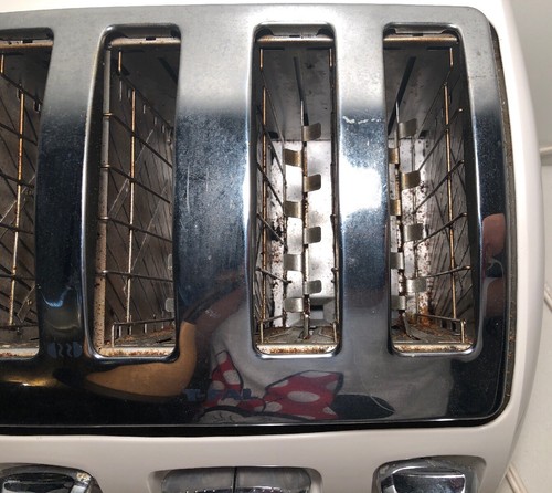 T-Fal Avante Deluxe 4 Slice Wide Slot Toaster White Discontinued Model 5327.42