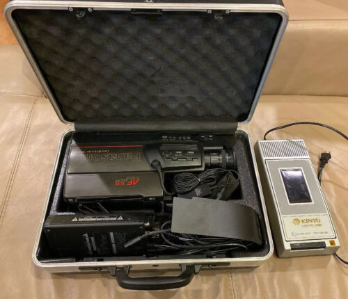 Panasonic AF X8 CCD OmniMovie VHS HQ Camcorder PV-420D Kinyo Panasonic AF X8 CCD OmniMovie VHS HQ Camcorder PV-420D Kinyo