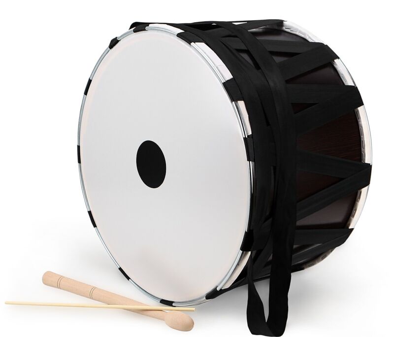 Oriental Children Davul Dhol Drum / Percussion 15 11/16in 100% Hand Made B Stock
