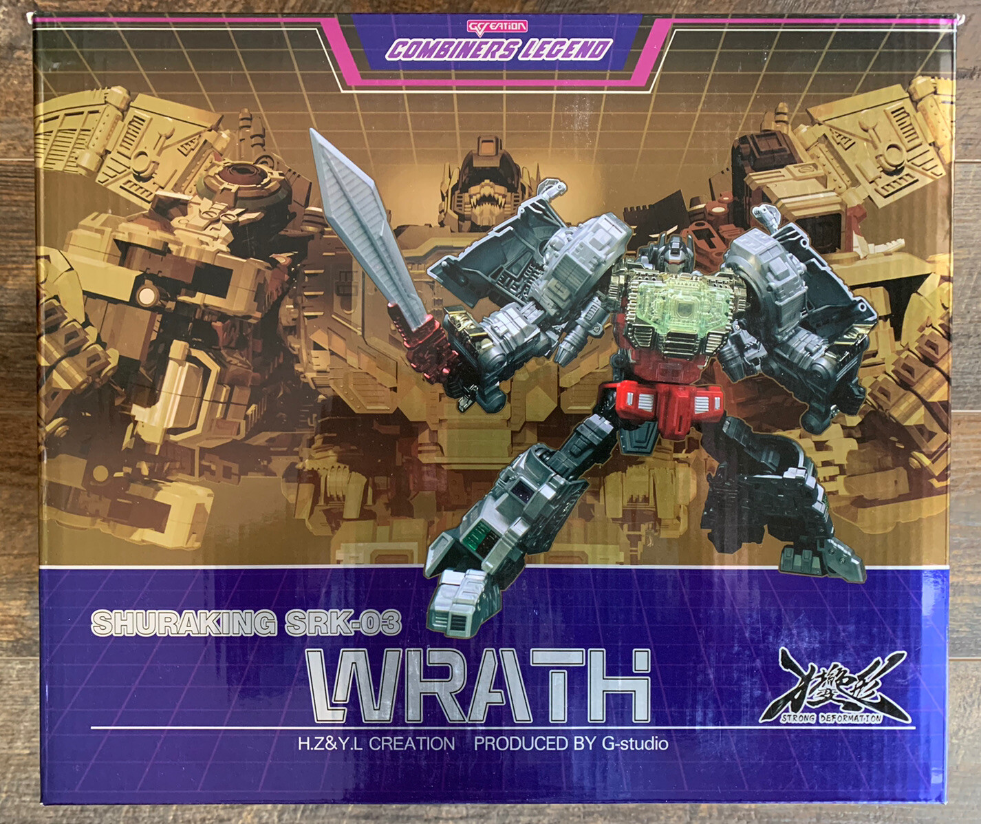 NEW TRANSFORMERS GCREATION SRK-00 SHURAKING COMPLETE SET