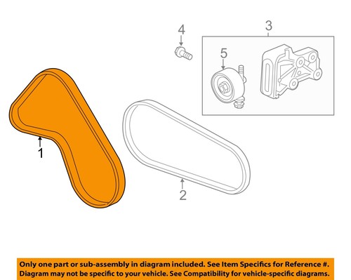 Chevrolet GM OEM 14-15 Spark-Serpentine Drive Fan Belt