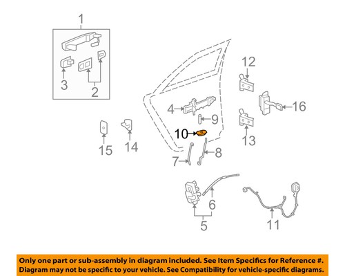 パーツ Hakuya GM OEM Lock -Rear Door-Lock Knob Seal 20880973 | eBay