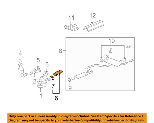 Chevrolet GM OEM 2008 Malibu 3.6L-V6 Exhaust-Intermed Pipe