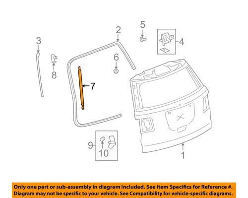 GM OEM Liftgate-Lift Cylinder 84298332
