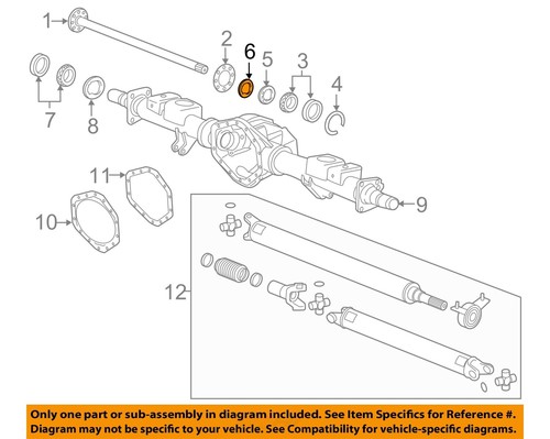 おるーす GM OEM 91-19 Custom Cruiser Axle Housing-Outer Bearing Lock