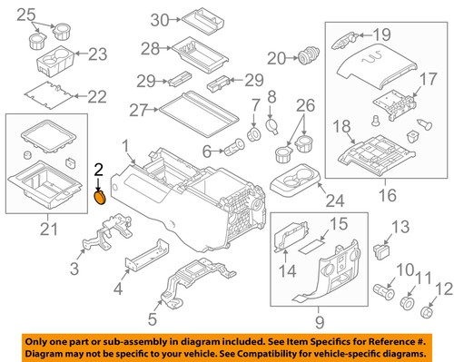 Car Truck Parts Car Truck Interior Consoles Parts