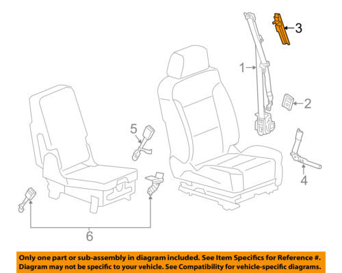 GM OEM Front Seat Belt-Height Adjuster 13519683