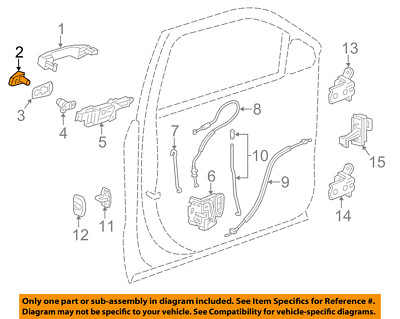 Gm Oem Front Door Latch Assembly 13598357 Car Truck