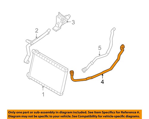 BMW OEM 07-15 135i Air Conditioner Heater-Inlet Hose