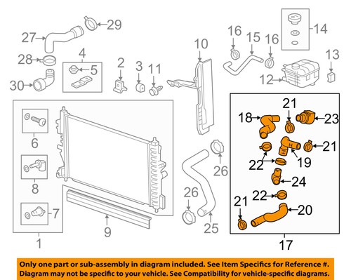 Chevrolet GM OEM 11-15 Cruze 1.8L-L4 Radiator-Hose ... 2011 cruze radiator fan wiring diagram 