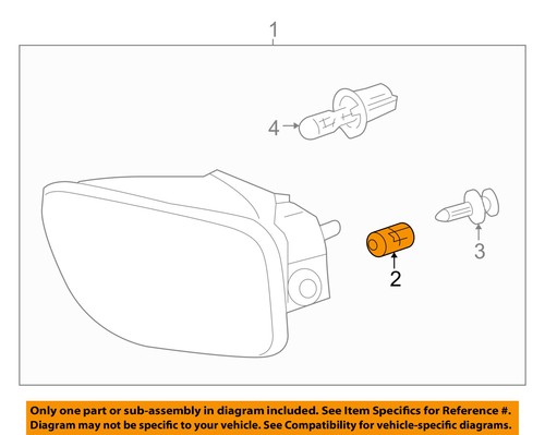 GM OEM-Foglight Fog Driving Light 22830038