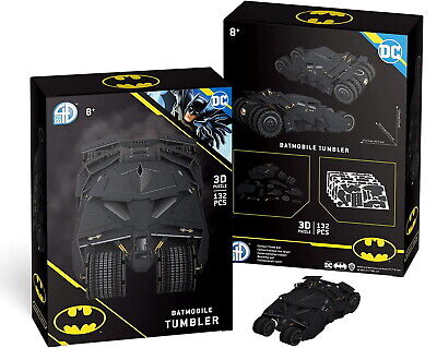 DC Comics Batman Batmobile Tumbler 3D Model Puzzle Kit 132 Pcs 4D Cityscape
