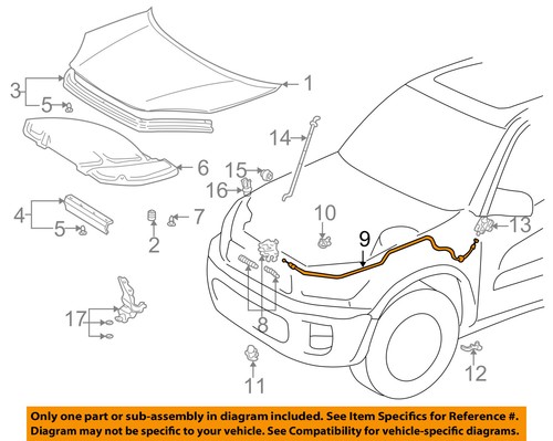 w// Scoop RAV4 01-05 HOOD