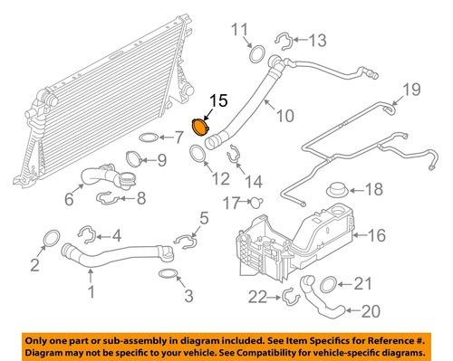 FORD OEM 08-16 F-250 Super Duty-Connector Hose Clamp