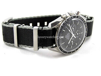 ULTIMATE DENSE TWILL NATO WATCH STRAP FOR OMEGA SPEEDMASTER MOON WATCH 20mm eBay