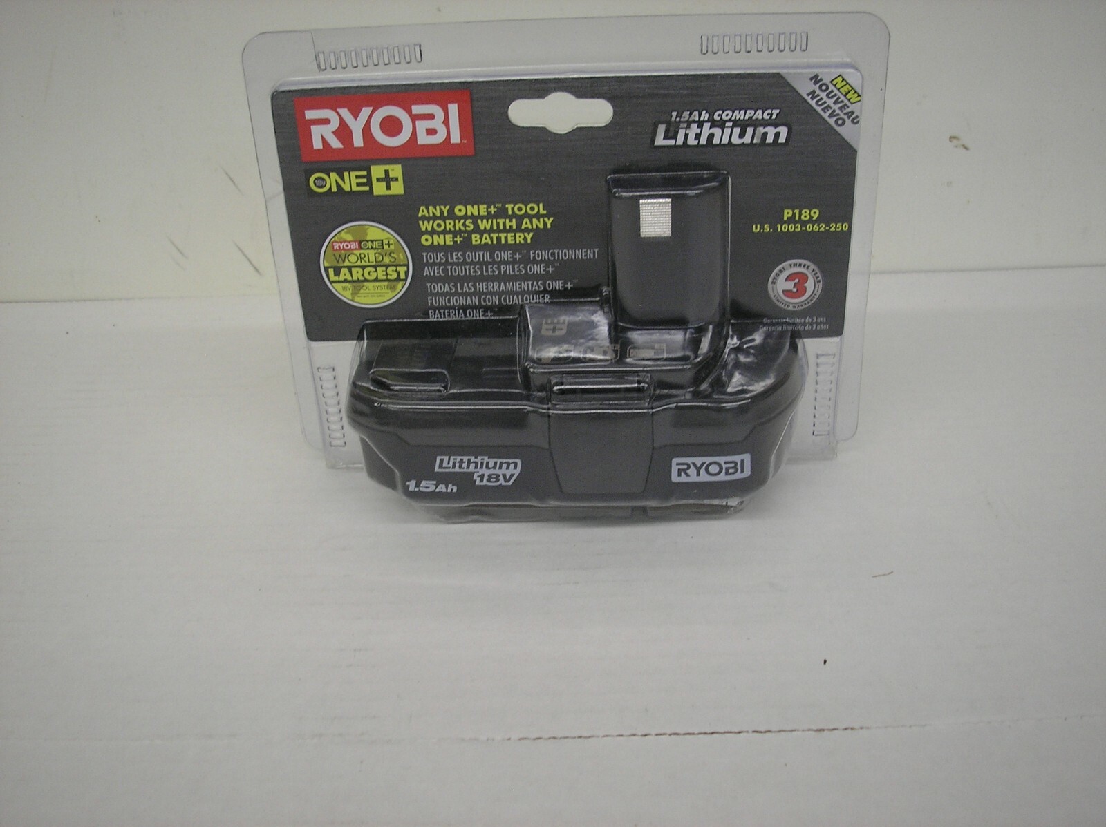 Ryobi battery sale 18v 1.5 ah