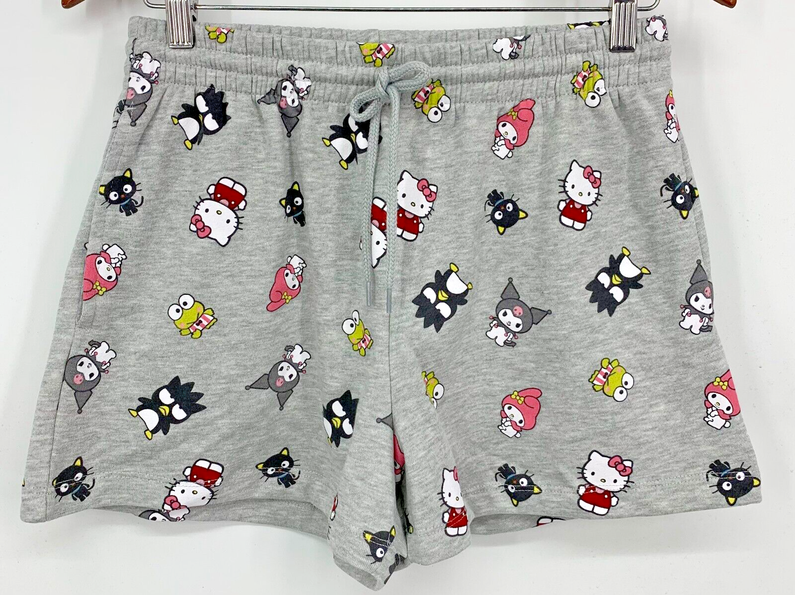 ウェア Sanrio x ALEXIA STAM] Terry Cloth Shorts Hello Kitty & Friends Characters Celebrating Women's Pink