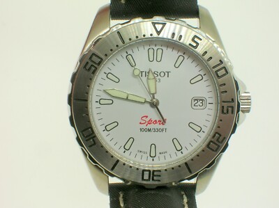 Pre-owned Tissot Sport Dive Watch 100 Meters World Wrestling Championship- Brand + Box