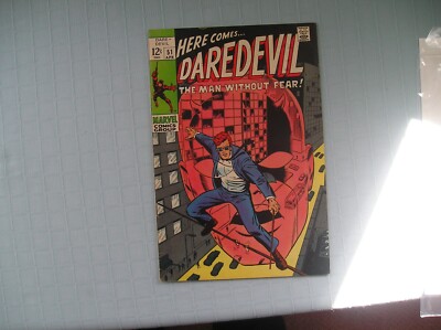 Daredevil 51 1969 Silver Age Cover + Art Barry Windsor Smith Nice Condition !!