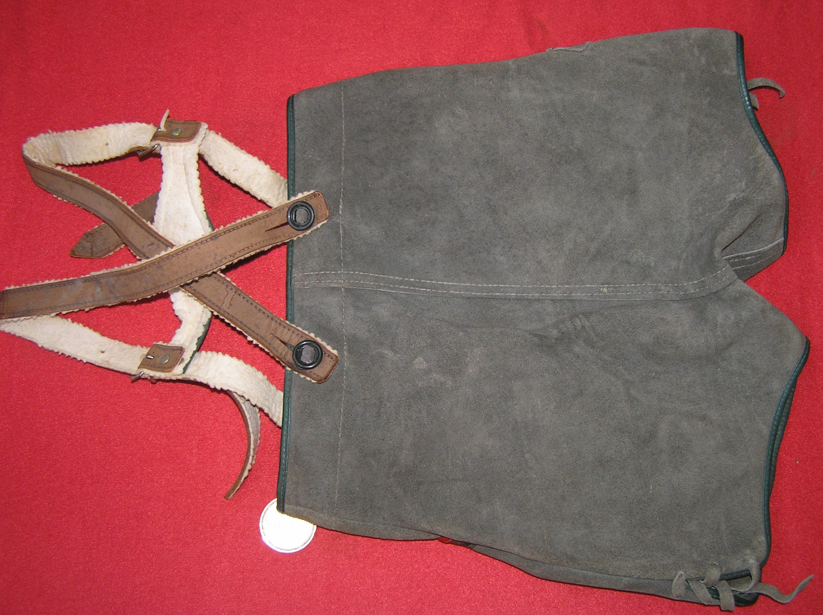 237. A Lederhosen, complete with shoulder/chest straps for a child.